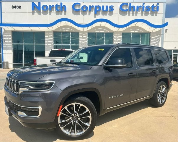2024 Jeep Wagoneer Series III in Baltic Gray Metallic Clearcoat — front three-quarter view