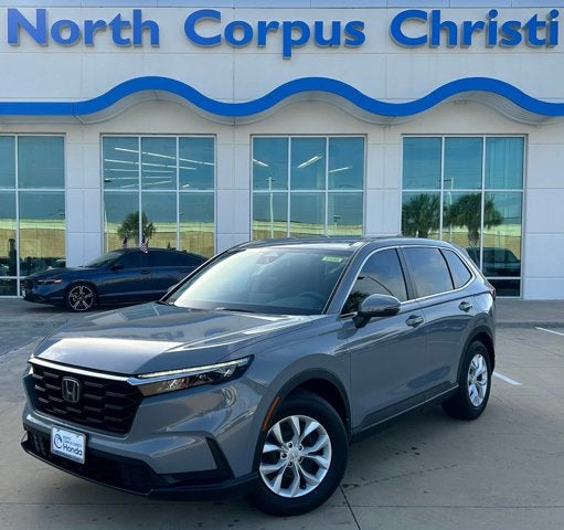 2024 Honda CR-V LX in Urban Gray Pearl — front three-quarter view