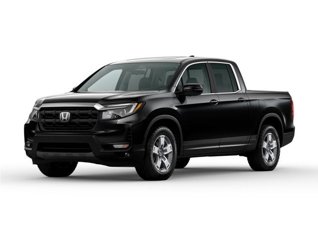 2026 Honda Ridgeline RTL in Platinum White Pearl — front three-quarter view