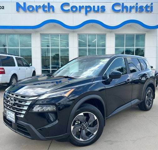 2026 Nissan Rogue SV in Super Black — front three-quarter view